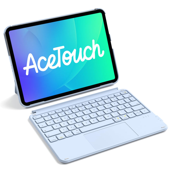 Inateck Hülle mit Tastatur,Ultraleichte Tastatur für iPad 10/11 Generation A16 2025 11 Zoll,iPad Air