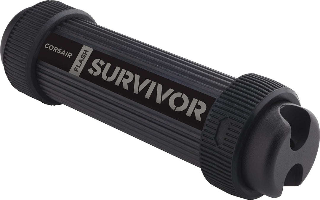 Corsair Flash Survivor Stealth v2 128GB USB-Speicherstick (USB 3.0, robust, wasserabweisend) schwarz