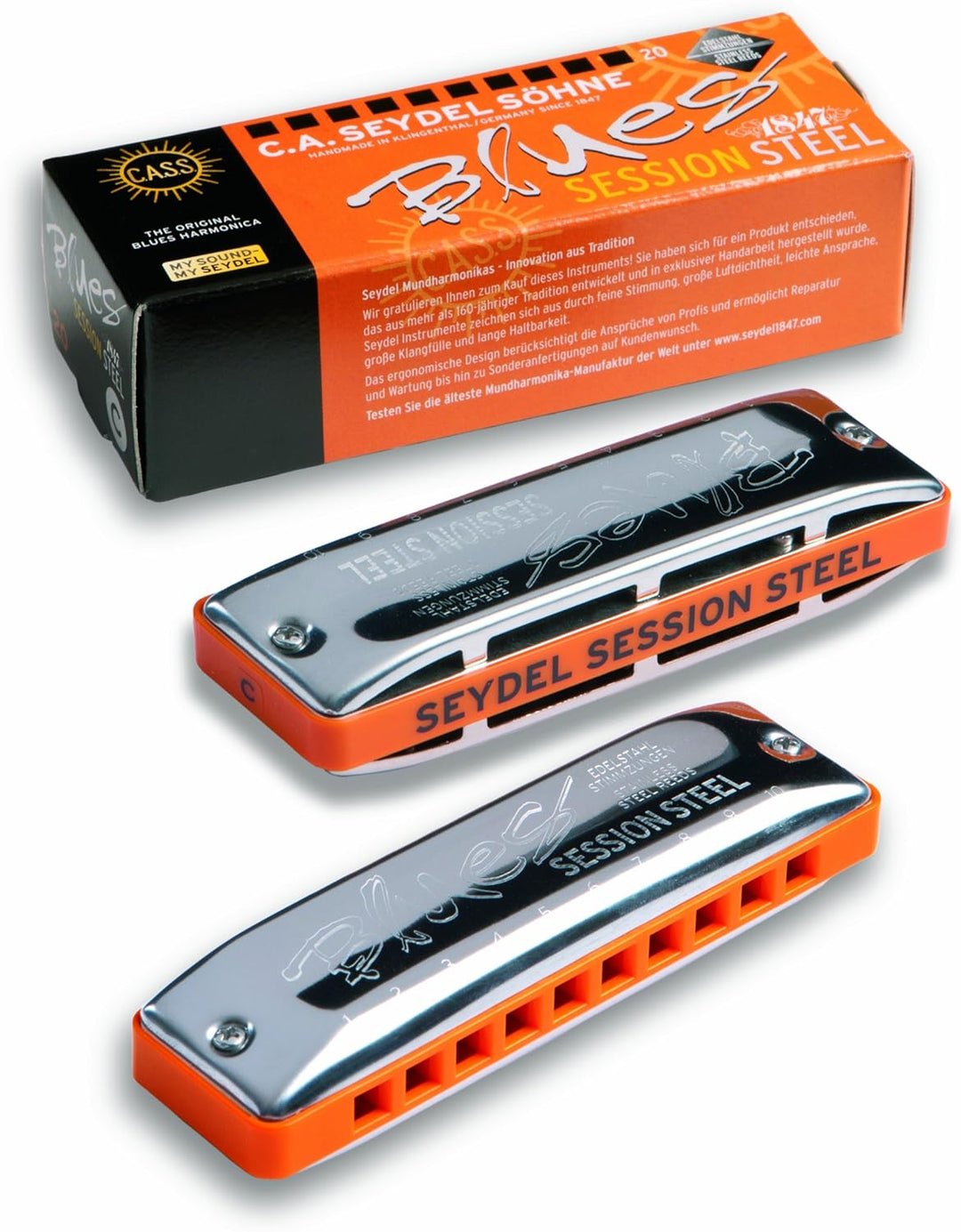 Seydel Mundharmonika (Blues Session Steel B)