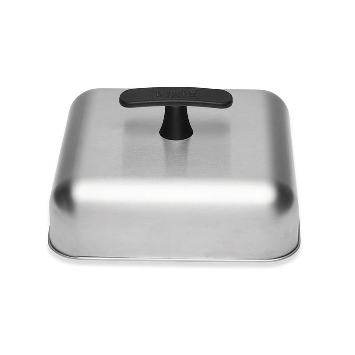 Weber Schmelzkuppel/Grillhaube für Grillplatten/Planchas (26 x 26cm), ideal zum Schmelzen von Käse f