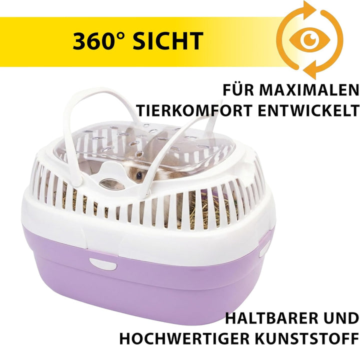 Ferplast Transportbox für Hamster und andere kleine Nagetiere Aladino Large Reisekäfig für Hamster,
