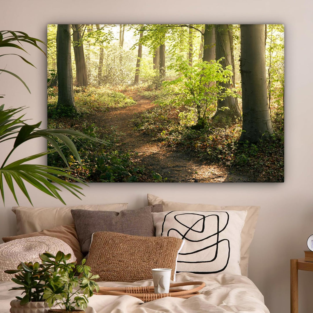 MuchoWow© Bilder Gross 120x80 cm XXL Wohnzimmer Deko Modern Wandbild Foto auf Leinwand Bild Schlafzi