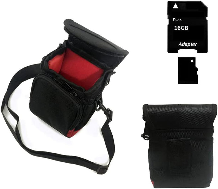 K-S-Trade Kameratasche Für Sony Cyber-Shot DSC-RX0 II Kameratasche Fototasche Umhängetasche Schutz H