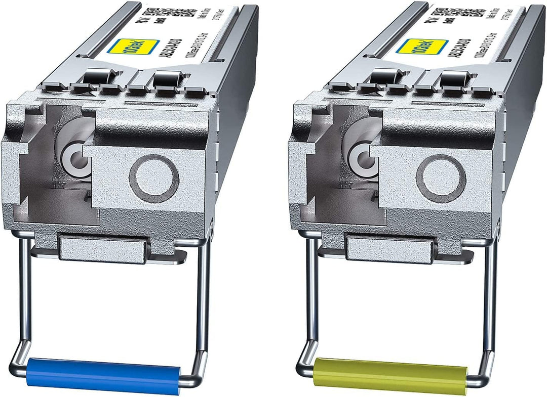 a Pair of 1.25G SFP Bidi Transceiver 1000Base-BIDI, 1550nm/1310nm SMF, up to 2~3 km, for Cisco, Ubiq