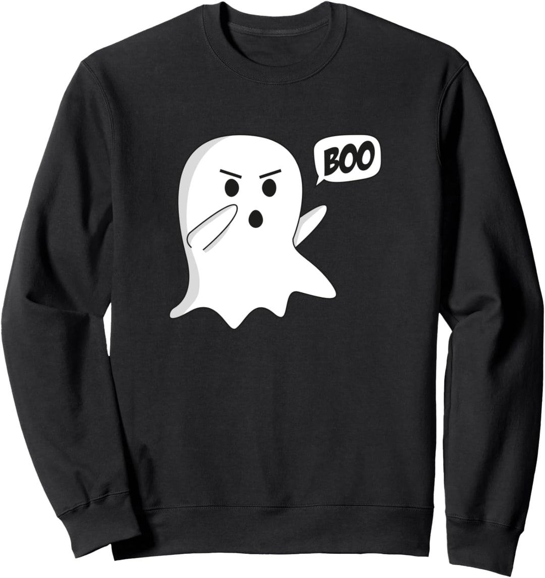 Boo niedliches Gespenst Geist Sweatshirt
