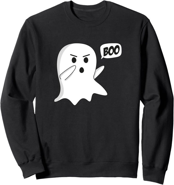 Boo niedliches Gespenst Geist Sweatshirt