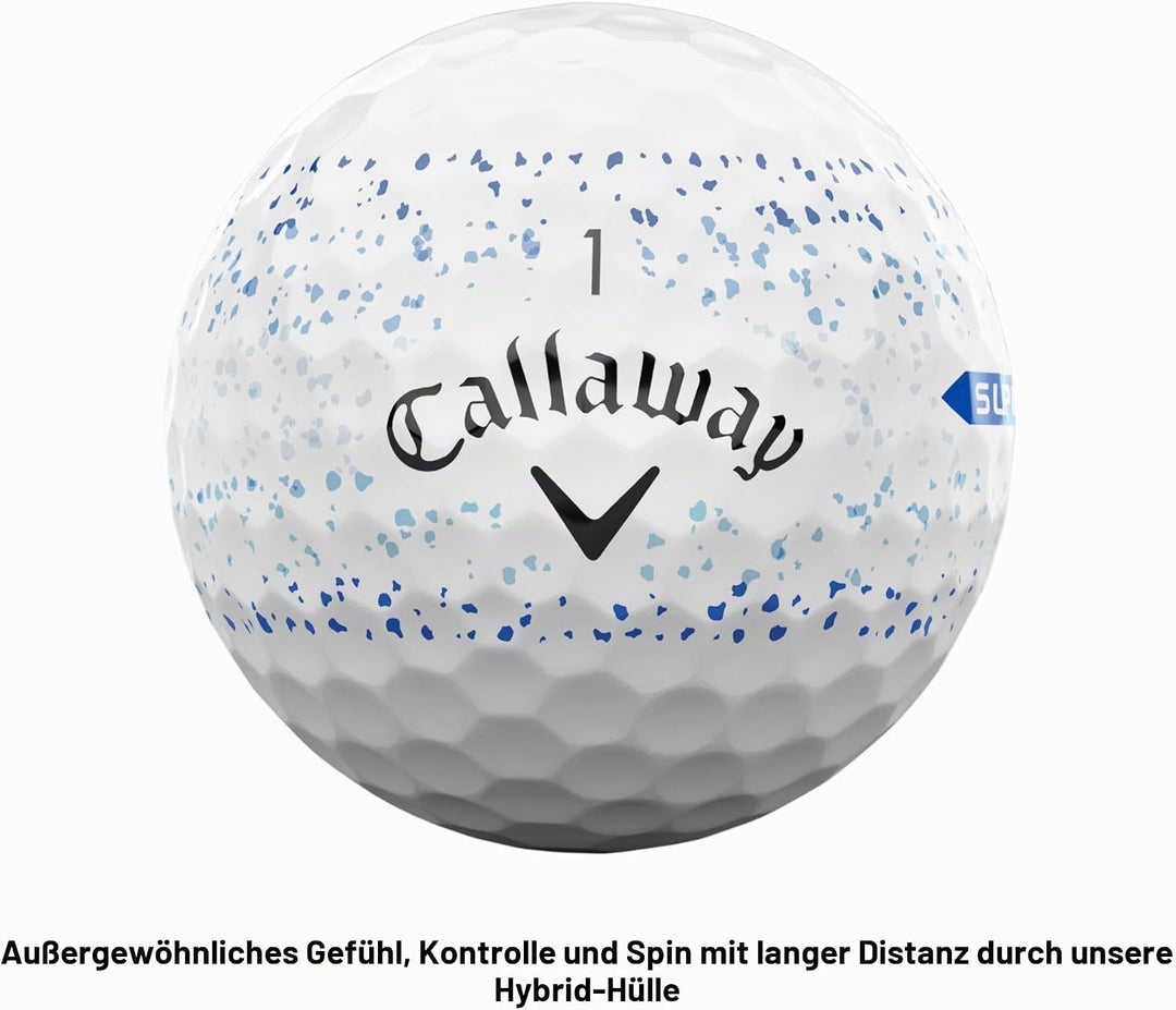 Callaway Golf Supersoft Golf Balls 2023 Golfbälle One Dozen Blue, One Dozen Blue