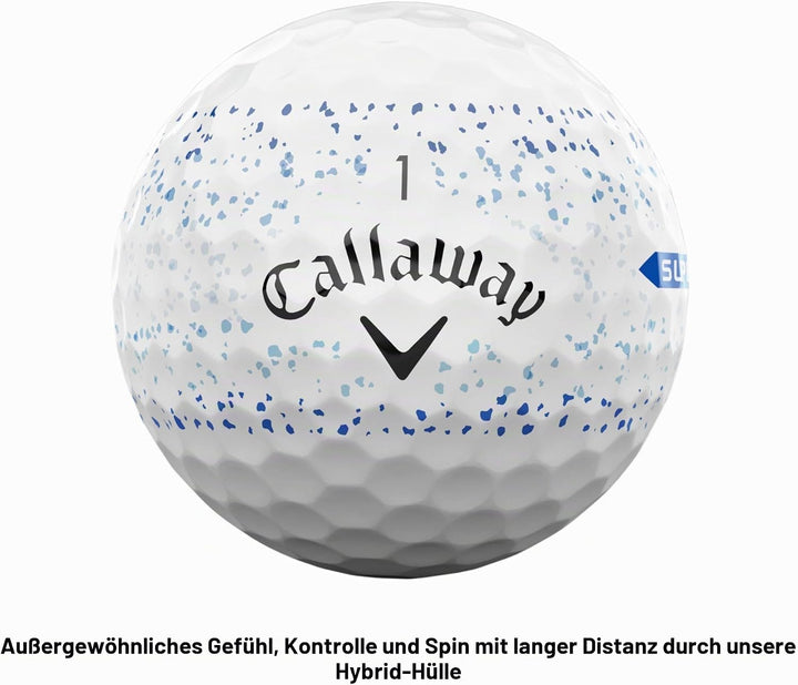 Callaway Golf Supersoft Golf Balls 2023 Golfbälle One Dozen Blue, One Dozen Blue