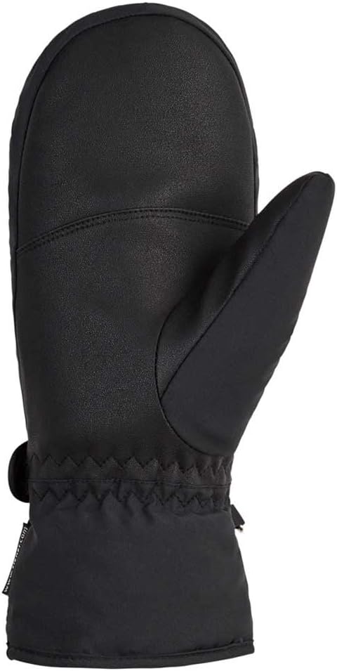 Ziener Damen Korvana Ski-Fäustling/Wintersport | warm, atmungsaktiv 6 Schwarz, 6 Schwarz