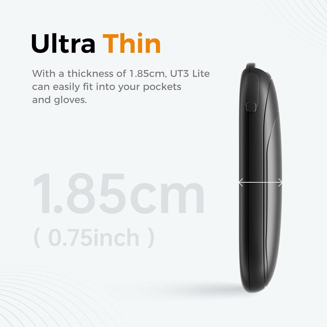 OCOOPA Handwärmer Wiederaufladbar 2 Pack, Magnetische Elektrische Tragbare Heizung 5000mAh, Taschenf