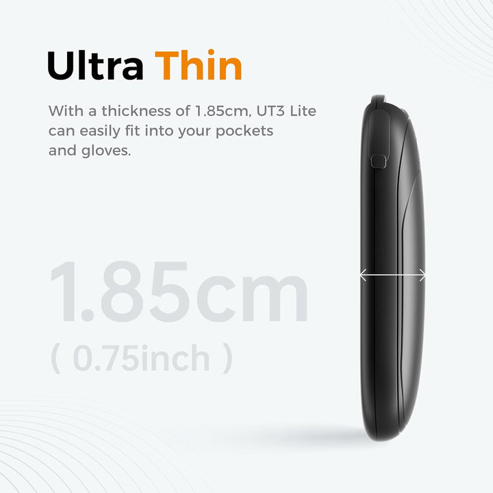 OCOOPA Handwärmer Wiederaufladbar 2 Pack, Magnetische Elektrische Tragbare Heizung 5000mAh, Taschenf