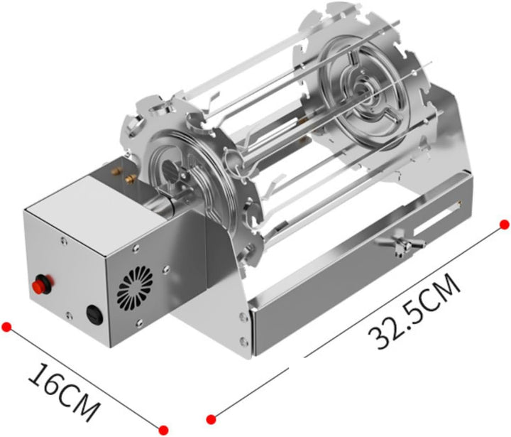 Elektrische Grillspiesse, Rollender Automatisch rotierender Rollgrillkorb-Ladeanschluss (Grillspiess