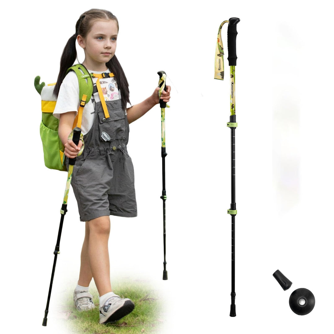 Wanderstöcke Kinder, 51–100 cm verstellbar Trekkingstöcke, 6061 Aluminium Ultraleichte Walking Stöck
