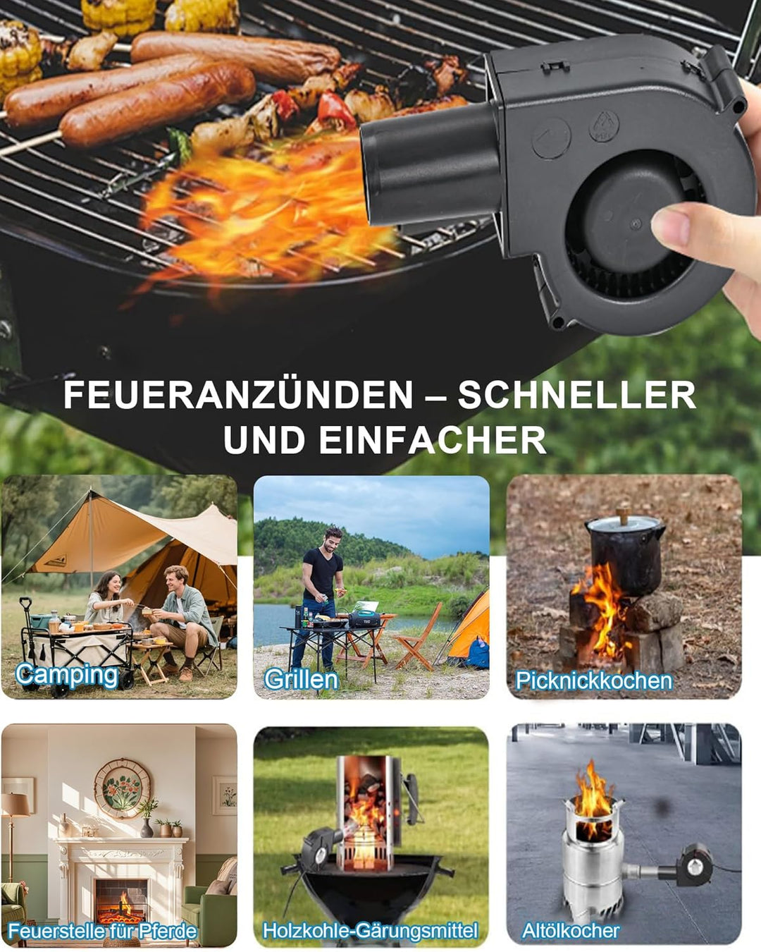 Regelbar Radiallüfter 12V mit Luftauslass: Doppelte Kugellager Turbinengebläse 220V Gebläse Lüfter m