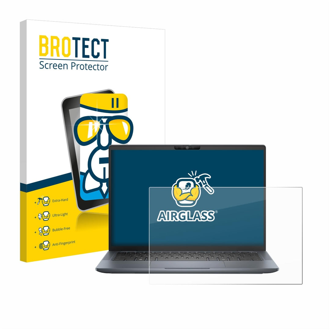 BROTECT Schutzglas für Dell Latitude 7350 Laptop Schutzfolie Panzer Folie Glas[Extrem Kratzfest 9H,