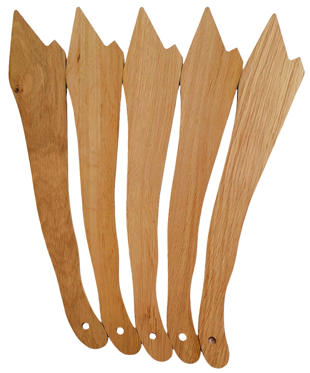 4 X Schiebestock für Tischkreissägen, Fräsen und Hobel,Bandsäge -Eiche 410x65x10 mm