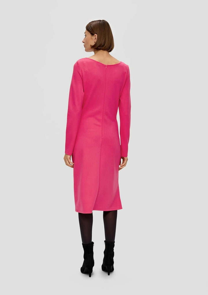s.Oliver BLACK LABEL Jerseykleid aus Viskosemix 34 Rosa, 34 Rosa