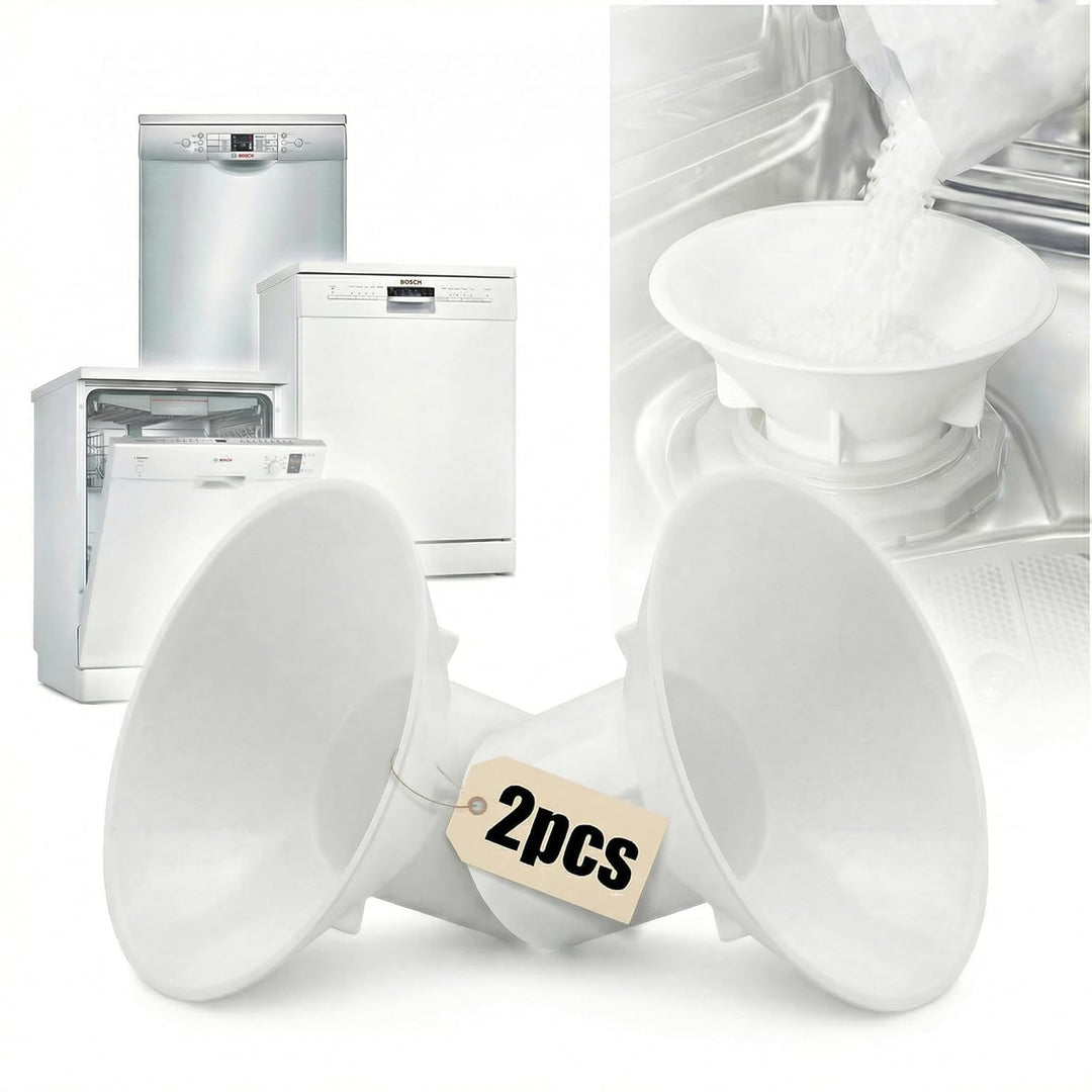 2er Set Geschirrspüler Salztrichter passend für Bosch Siemens Neff Constructa 00645000 – Einfüllhilf