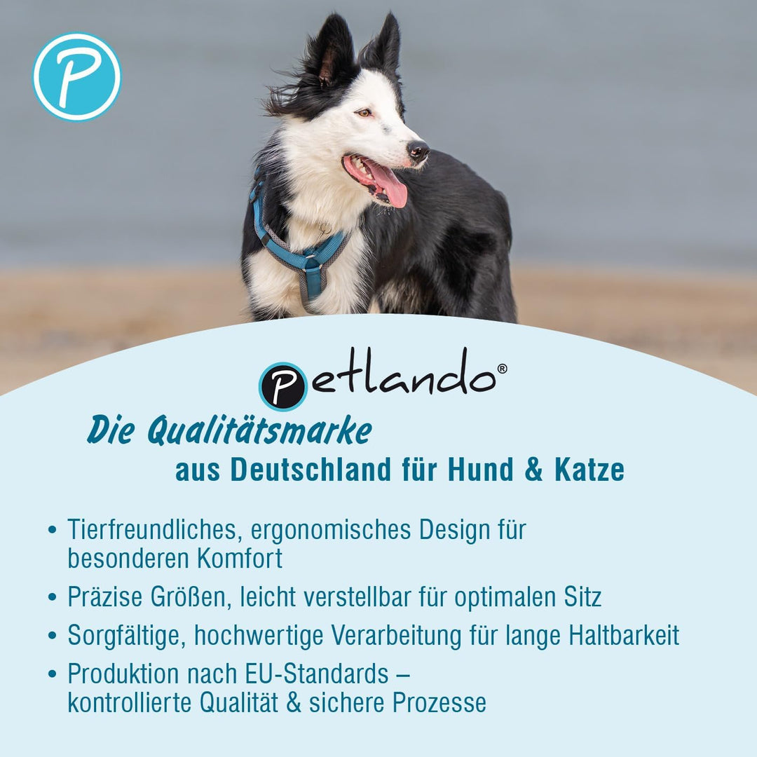Petlando Hundegeschirr Magnetech Y-Comfort – Innovative Magnetschnalle, atmungsaktiv, mit Mesh gepol