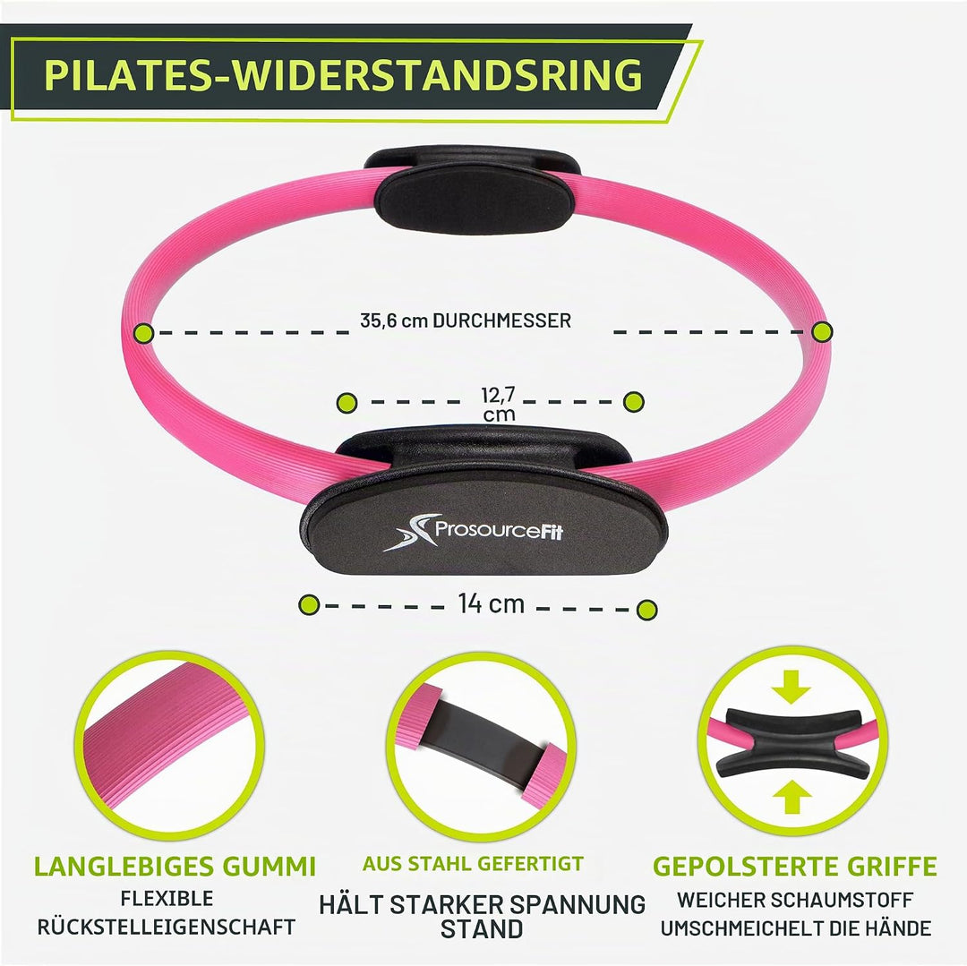 ProsourceFit Pilates Ring Rosa, Rosa