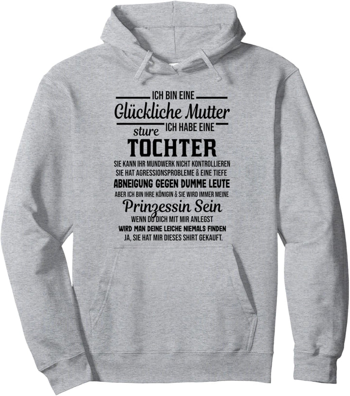Ich Bin Eine Glückliche Mutter Pullover Mama Geschenk Pullover Hoodie