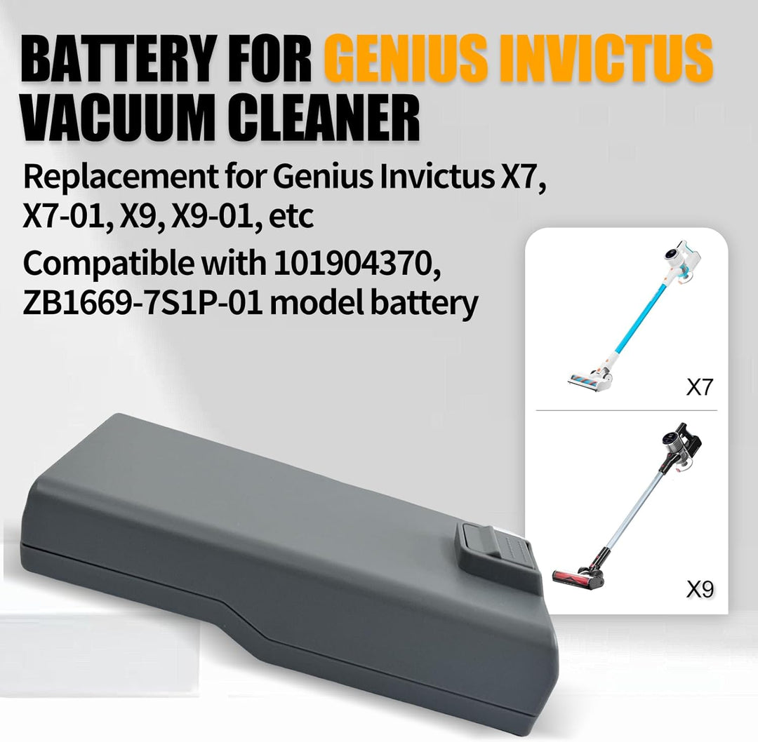 Akku für Genius Invictus X7, X7-01, X9, X9-01, A8, A9 Staubsauger, Für iRobot H1 Staubsauger Akku AB