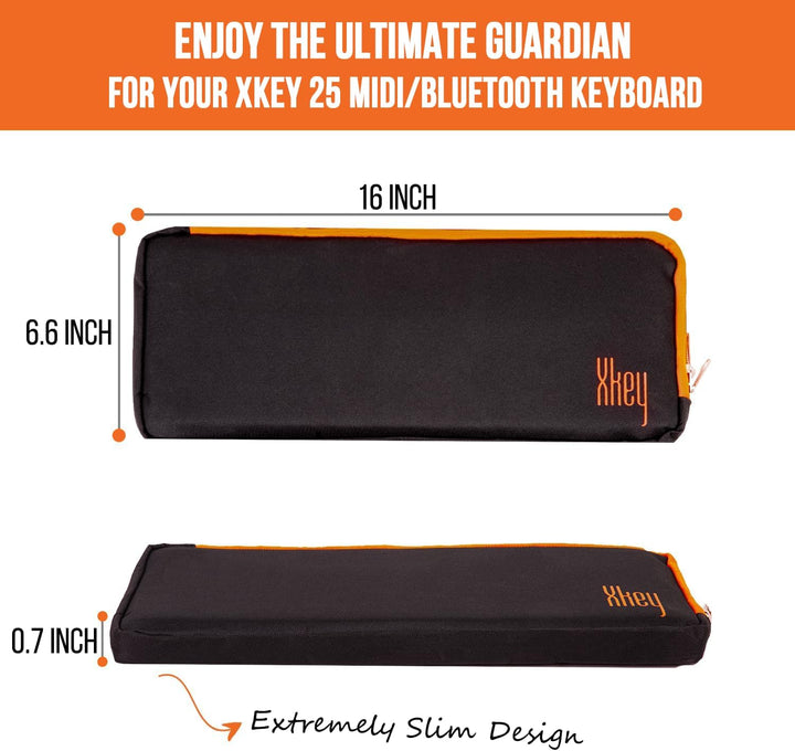 CME Xkeycase Schutzhülle, Schwarz/Orange