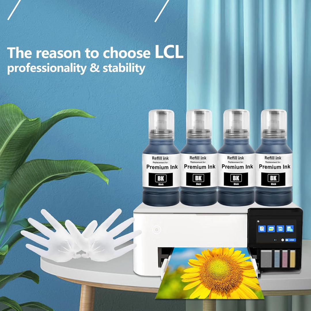 LCL 104 Tinte hoher Kapazität Kompatibel für Epson 104 Schwarz Tintenflasche Multipack für Epson Eco