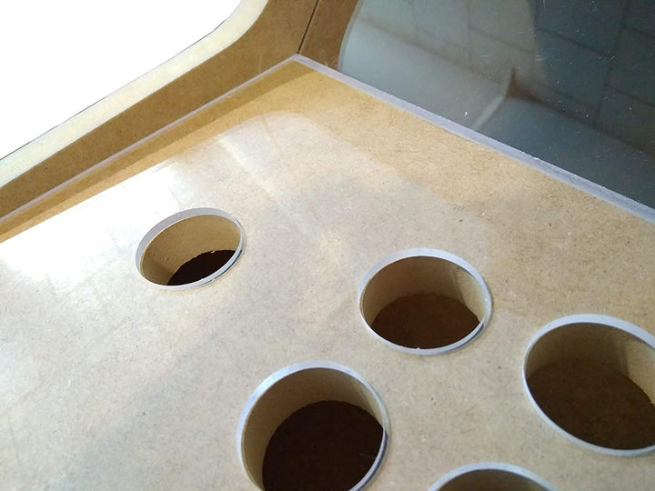Arcade-Möbel-Set, 61 cm (24 Zoll), aus MDF-Holz, Acrylmethacrylat, Komponenten, 28 mm Knöpfe und Joy