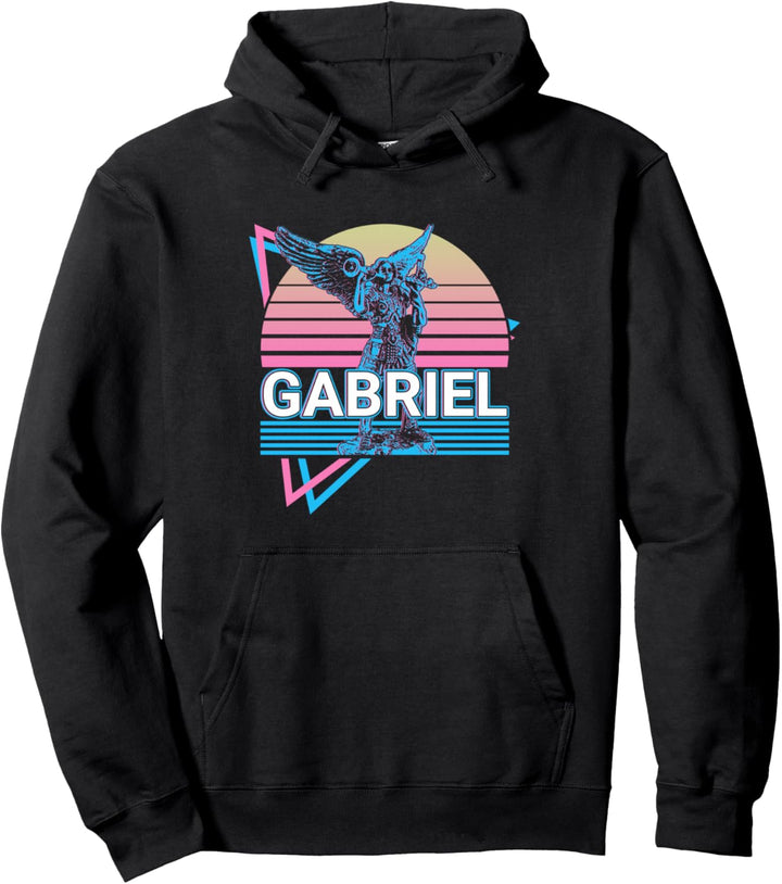 Gabriel Erzengel Retro Pullover Hoodie