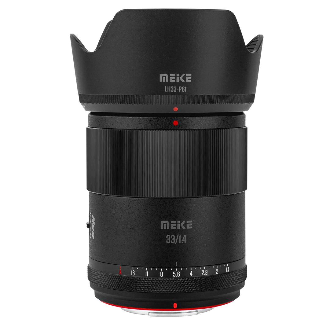Meike 33 mm F1.4 Autofokus grosse Blende STM Schrittmotor APS-C Portrait Objektiv kompatibel mit Fuj