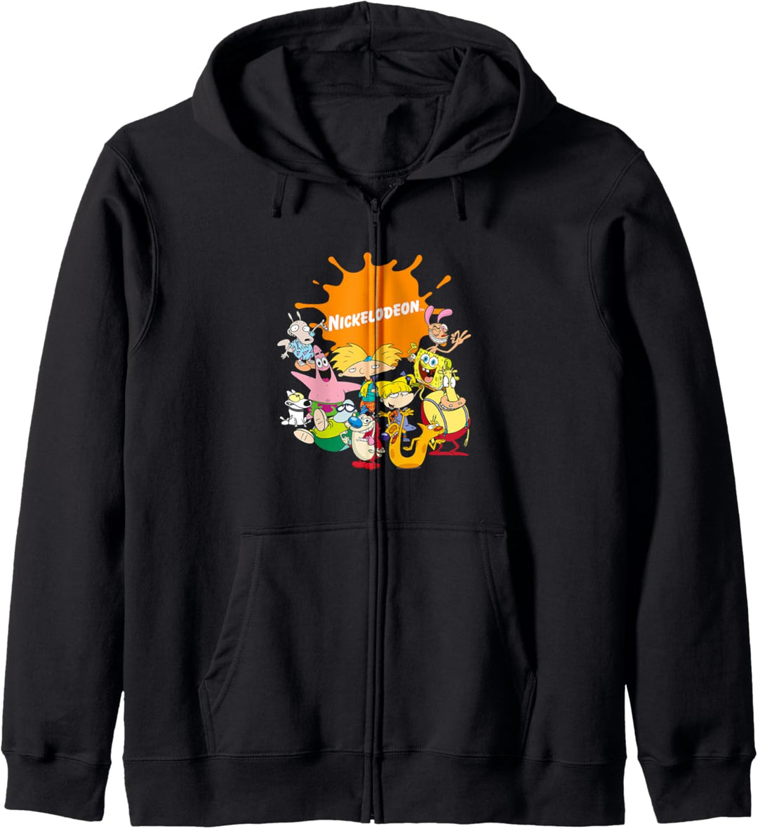 Nickelodeon Splatter Logo Group Shot C1 Kapuzenjacke
