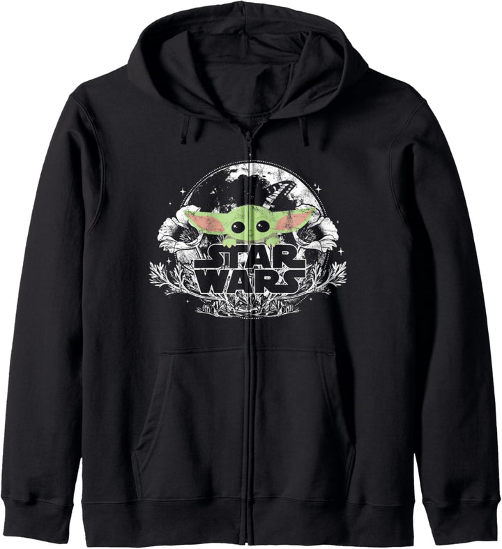 Star Wars The Mandalorian The Child Floral Kapuzenjacke