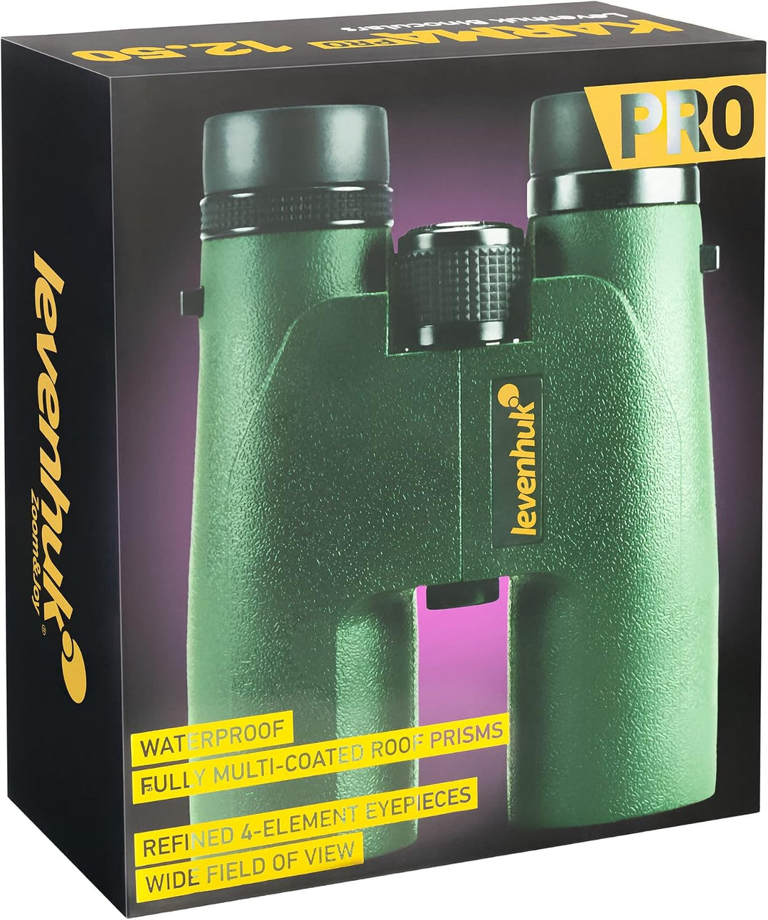 Levenhuk Karma PRO 12x50 Fernglas, Kompakt und Leicht, für Erwachsene, 12x50