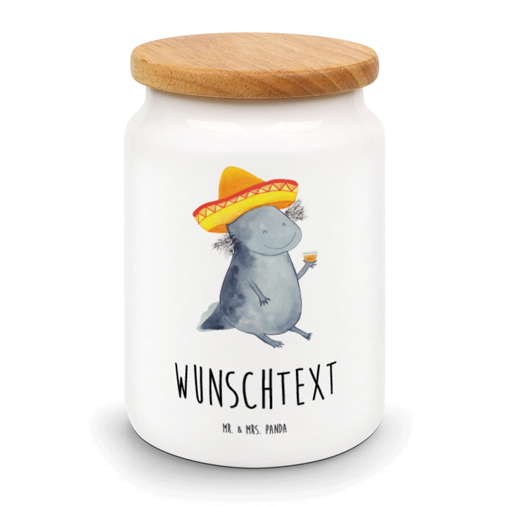Mr. & Mrs. Panda Keksdose personalisiert Axolotl Tequila - Personalisierte Geschenke, Party, Urlaub,