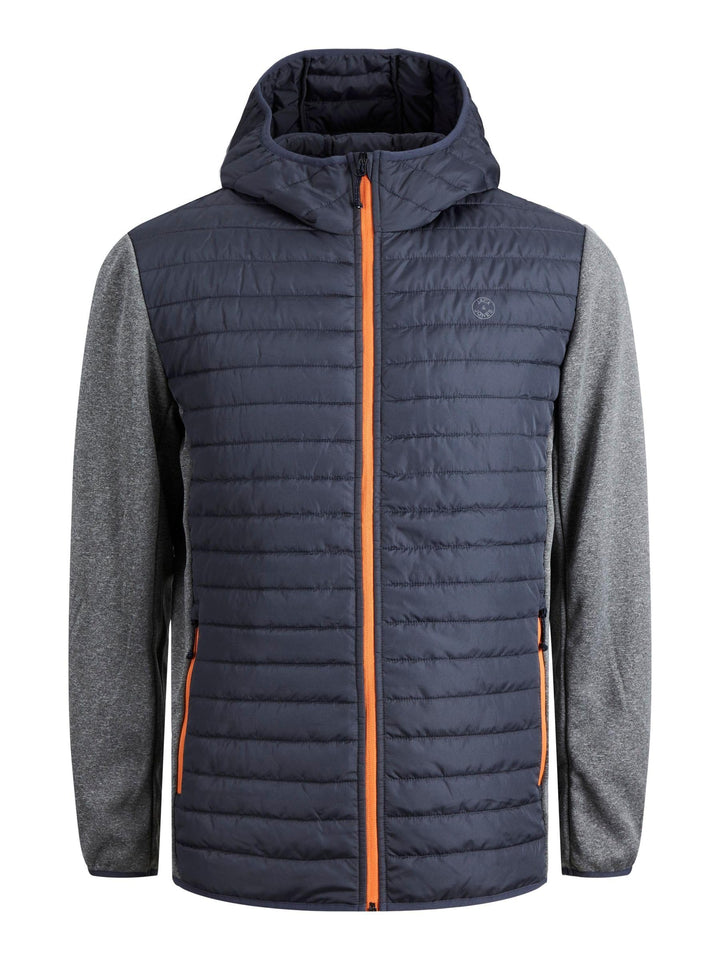 Jack & Jones Male Hybridjacke Plus Size Hybridjacke XXL Grey Melange, XXL Grey Melange