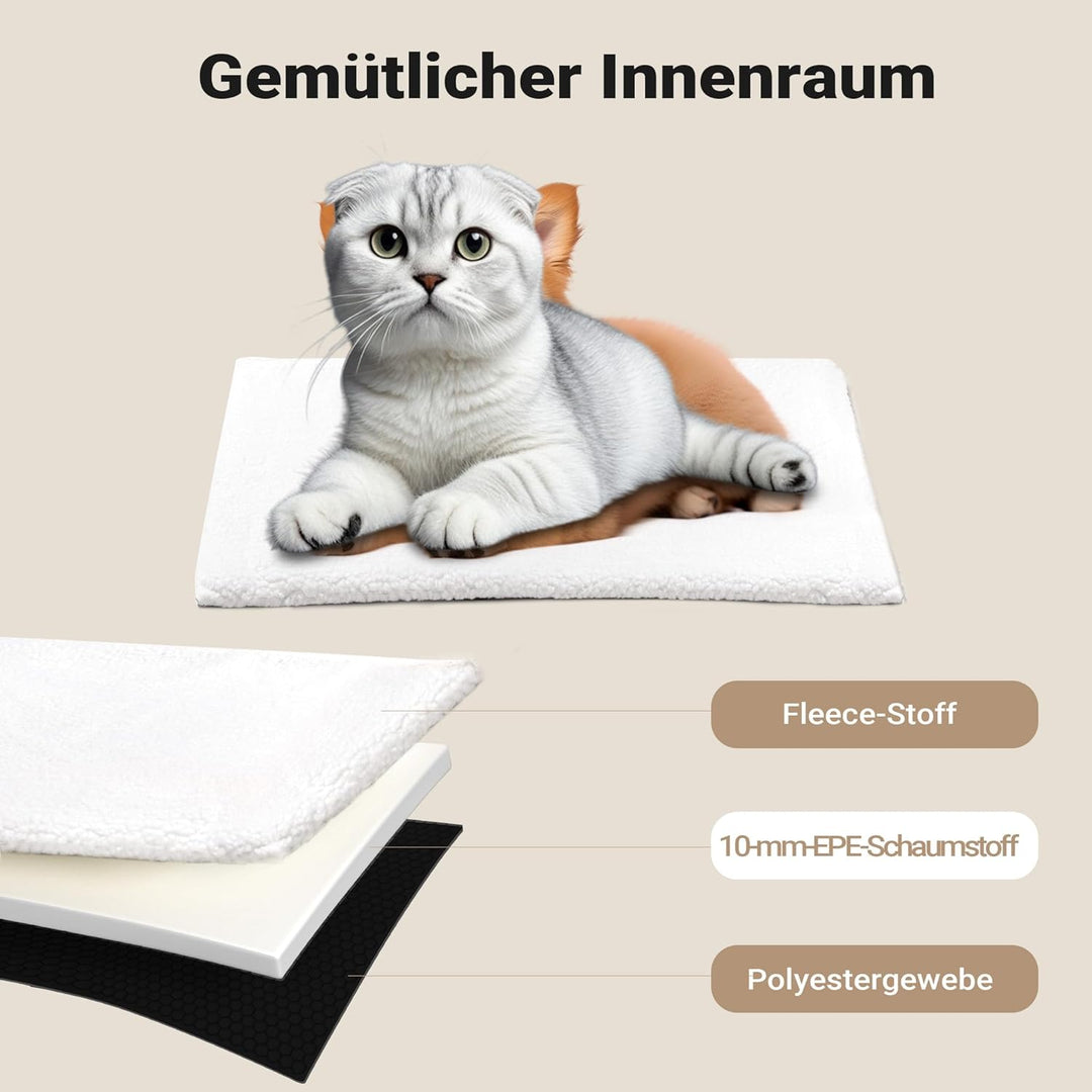 Fudajo Faltbare Transportbox für Hunde, Katzen S (42x36x41 cm), robust, leicht, sicher, Hundebox mit