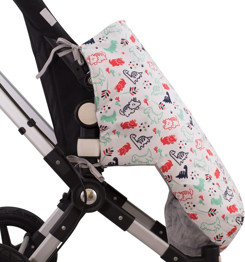 JYOKO Kids Universal Baby Fusssack Kinderwagen, Extra Weicher Fleece für den Winter (Dino Party, Fle