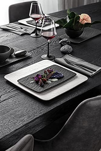 Villeroy & Boch - Manufacture Rock Multifunkionsteller rechteckig, schwarz Manufacture Rock Schale,
