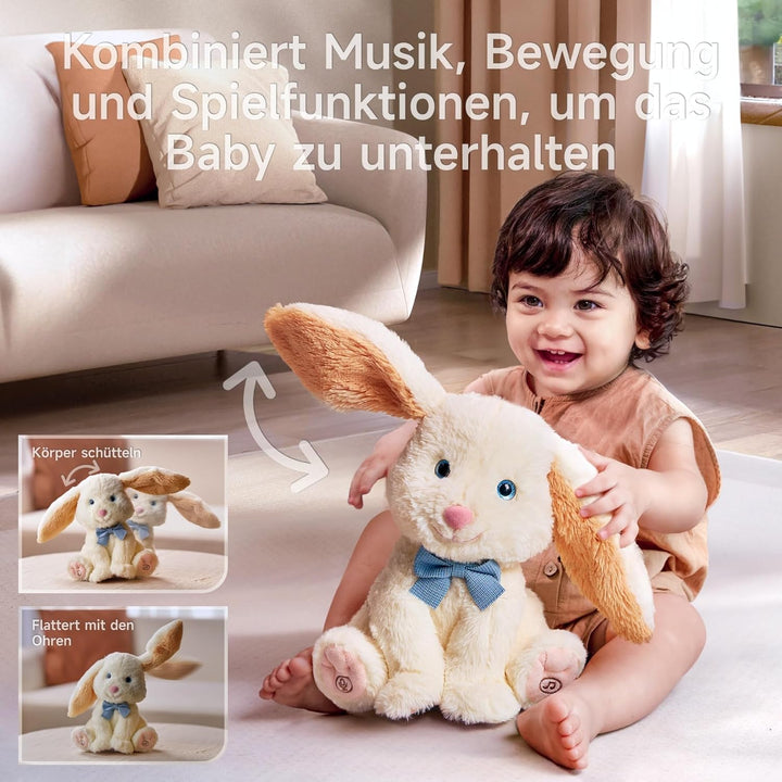 TUMAMA KIDS Kinderspielzeug, Hasen Spielzeug Kuscheltier hase, Elektrischer Plüschtier Pets, Spreche