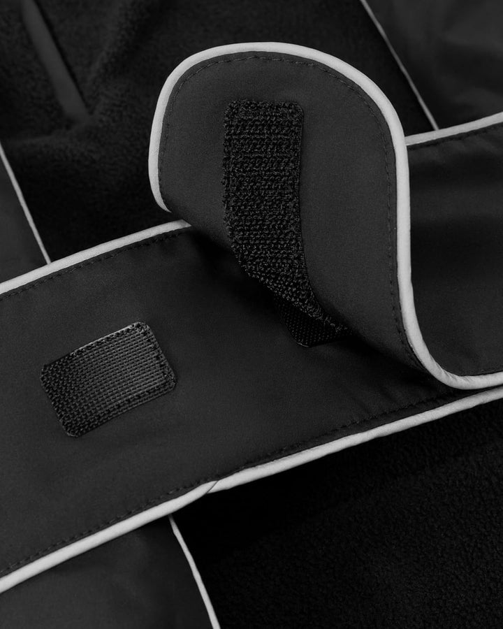 Larkson Hundemantel Schwarz - Jonte - Regenmantel für Kleine & Mittelgrosse Hunde - 10000 mm Wassers