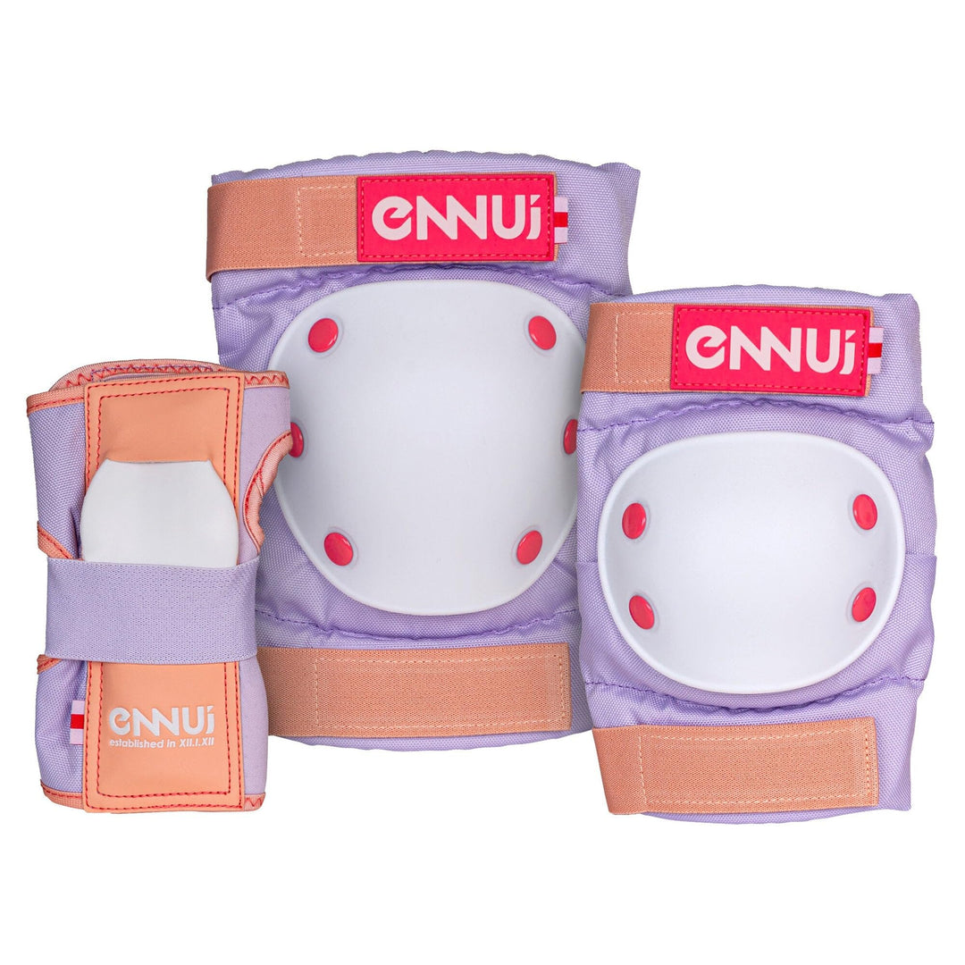 Ennui Park Set Pastel – Schutzausrüstung für Skater – Knie-, Ellenbogen- & Handgelenkschoner – Ergon