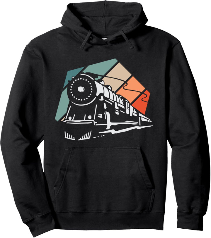 Eisenbahn Retro Modelleisenbahner Zug Bahn Geschenksidee Pullover Hoodie