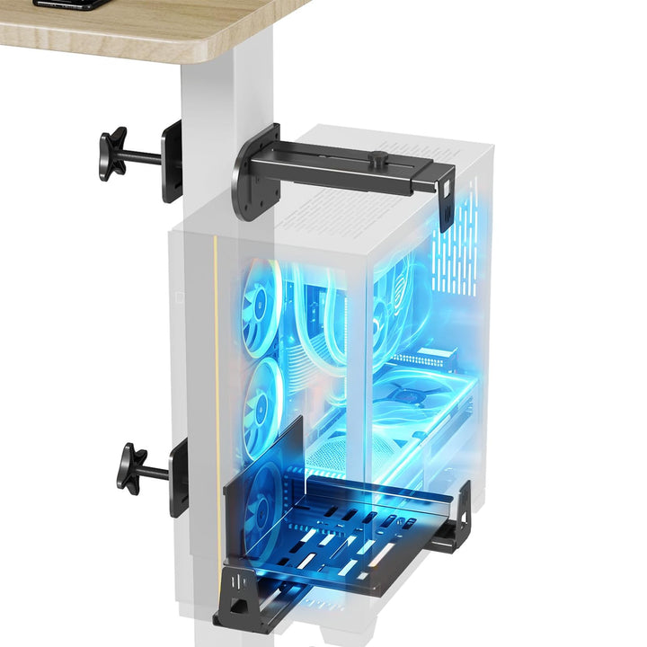 PC-Halterung unter dem Schreibtisch, Under Desk PC Mount, Klemm