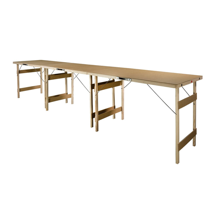 3er Set Faltbarer Campingtisch Holz 100x56 Kleiner Klapptisch Camping Garten Tisch Klappbar Multifun