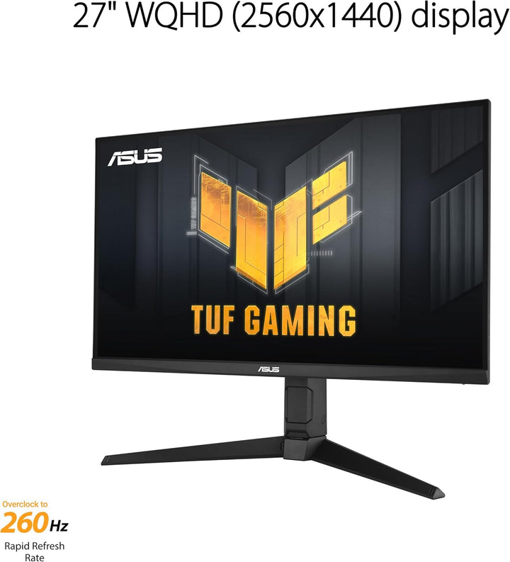 ASUS TUF Gaming VG27AQML1A - 27 Zoll WQHD Monitor - 260 Hz, 1ms GtG, G-Sync, FreeSync, AdaptiveSync,