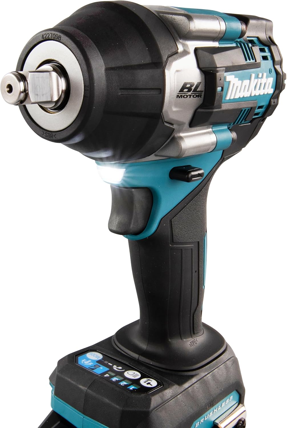 Makita TW007GM201 Akku-Schlagschrauber 40V max. / 4,0 Ah, 2 Akkus + Ladegerät im MAKPAC, Petrol mit