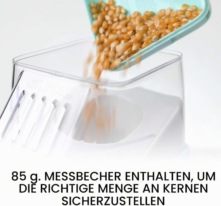 Nostalgia CLHAP12AQ Classic Retro Healthy Heissluft-Tisch-Popcorn-Maker, macht 12 Tassen, mit Kernel
