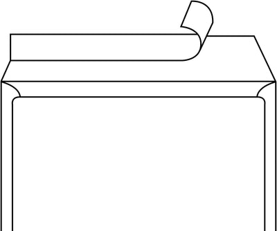 Netuno 100x weisse Versandtaschen DIN B4 B4 mit Papprückwand aus Graupappe 250 × 353 mm 400g Karton-