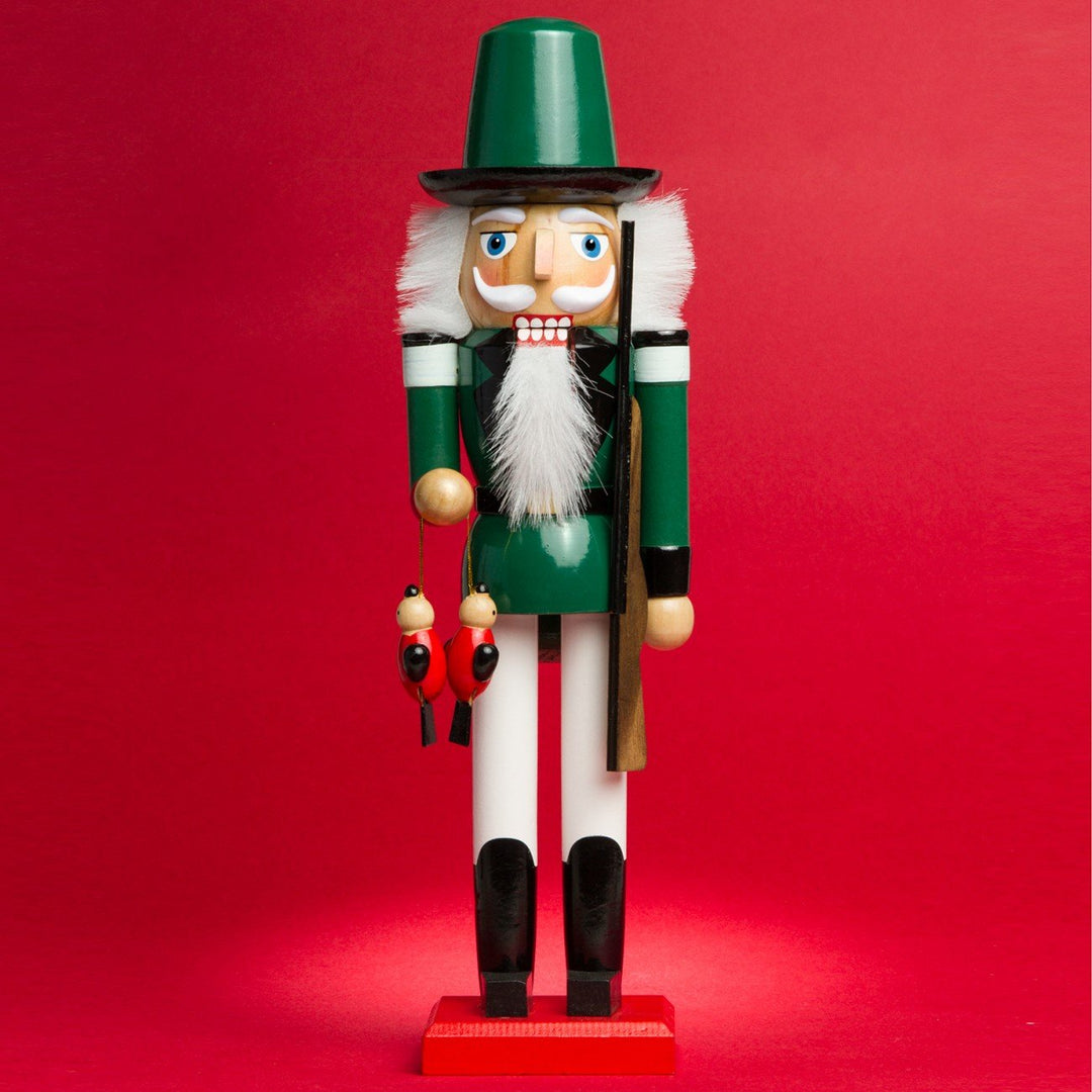 Sikora NK-A Deko Nussknacker Figur aus Holz Verschiedene Motive 2 Grössen, Farbe/Modell:A03 grün - J